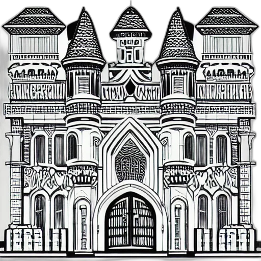 building, crown, concept art, cartoon transparent PNG cut-out