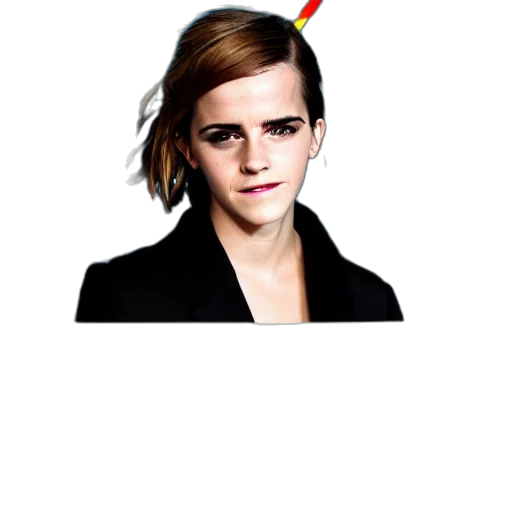 staff, hat, hair, face transparent PNG cut-out