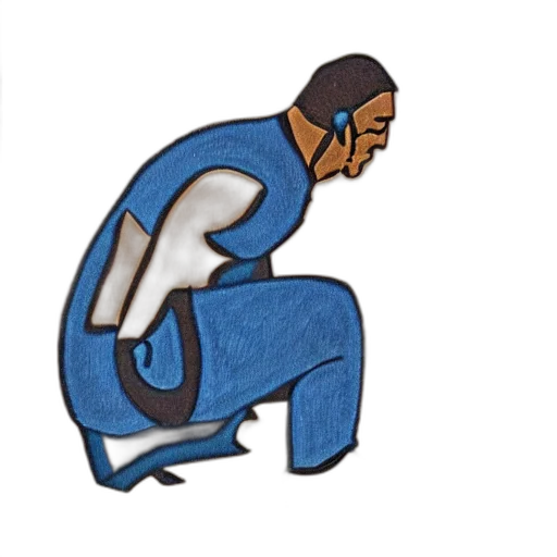 jacket, staff, robot, concept art transparent PNG cut-out