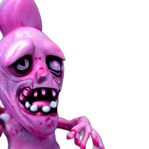 creature, mask, 3d render, concept art transparent PNG cut-out