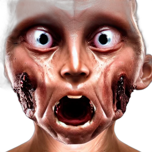 face, mask, creature, robot transparent PNG cut-out