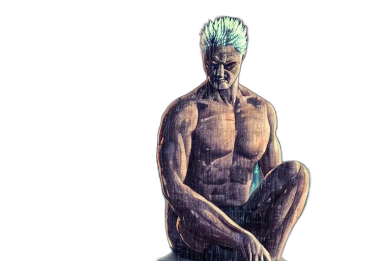 creature, comic book art, concept art, watercolor transparent PNG cut-out