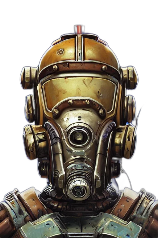 robot, mask, face, weapon transparent PNG cut-out