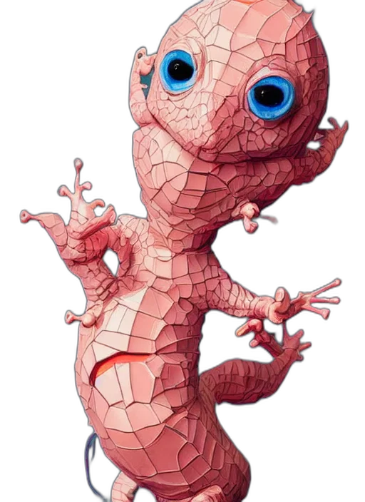 dragon, creature, animal, concept art, 3d render, pixel art, fantasy art, colourful transparent PNG cut-out