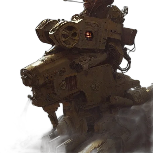robot, weapon, creature, concept art transparent PNG cut-out