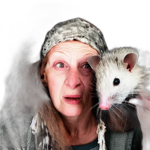 animal, hat, creature, photorealistic, annie, leibovitz, photo, editorial transparent PNG cut-out