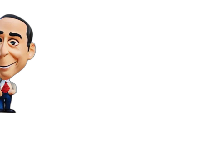 face, mask, cartoon, 3d render, pixel art, photorealistic, jerry, seinfeld transparent PNG cut-out