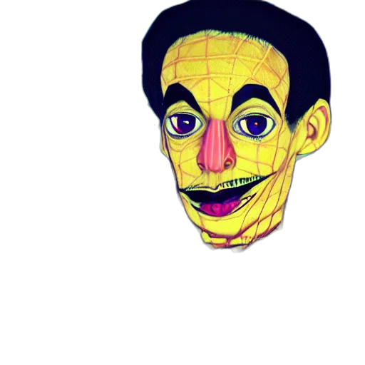 mask, face, creature, staff transparent PNG cut-out