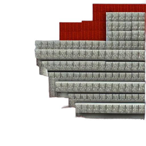 furniture, jacket, jewelry, crown, 3d render, pixel art, red, frank transparent PNG cut-out