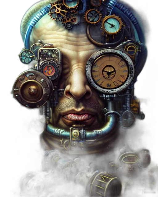 face, robot, mask, cyberpunk transparent PNG cut-out
