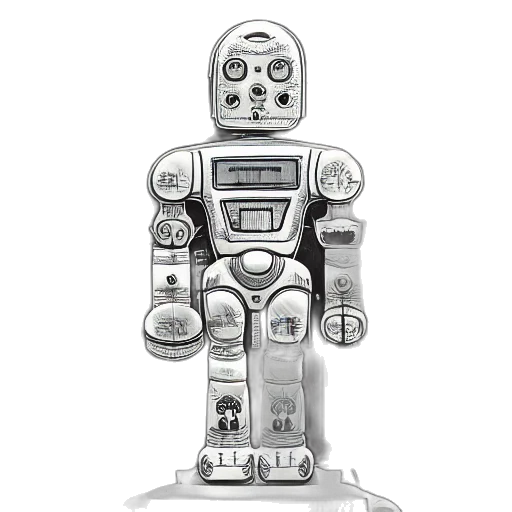robot, car, concept art, 3d render transparent PNG cut-out