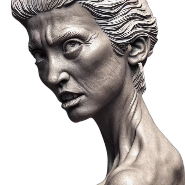 face, mask, jewelry, crown, photorealistic, 3d render, concept art, fantasy art transparent PNG cut-out
