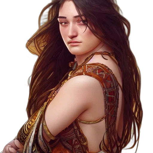 dragon, face, dress, sword transparent PNG cut-out
