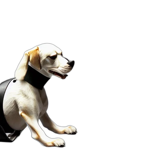 animal, staff, creature, 3d render, photorealistic, concept art, apple, idog transparent PNG cut-out
