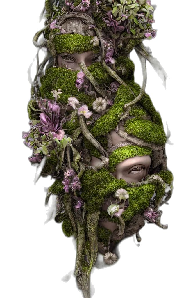 mask, face, crown, creature transparent PNG cut-out