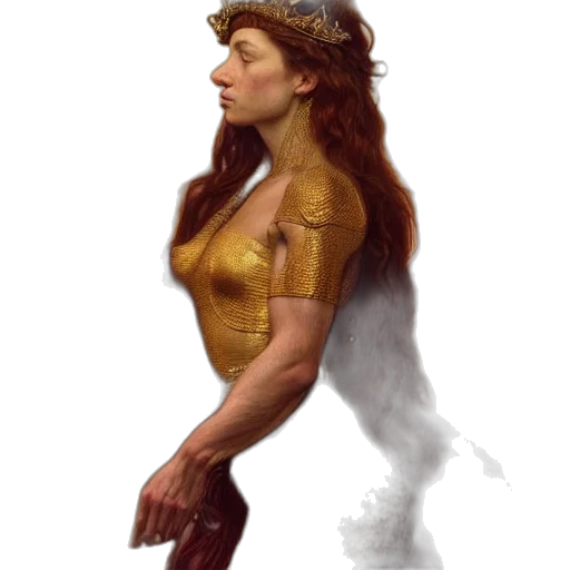 crown, dress, concept art, fantasy art transparent PNG cut-out