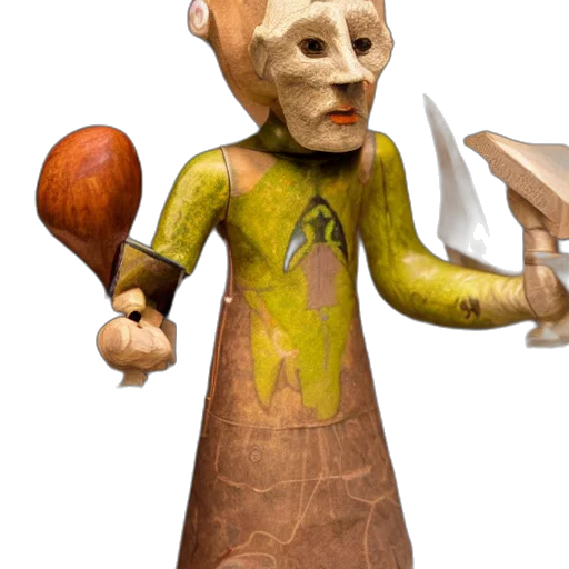 staff, mask, face, creature, 3d render, concept art, fantasy art, photorealistic transparent PNG cut-out