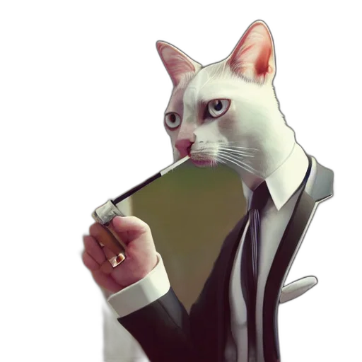 staff, animal, jacket, concept art transparent PNG cut-out