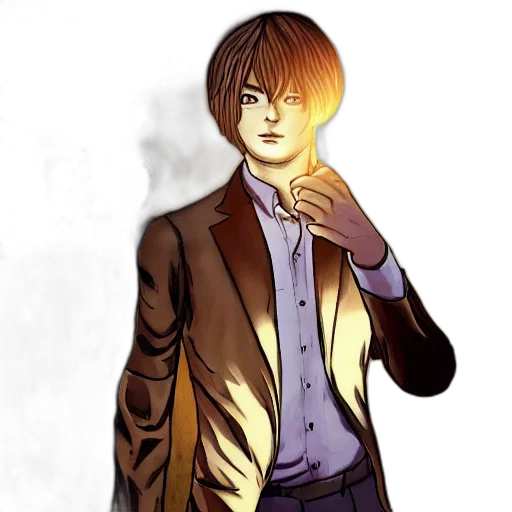 jacket, staff, concept art, comic book art transparent PNG cut-out