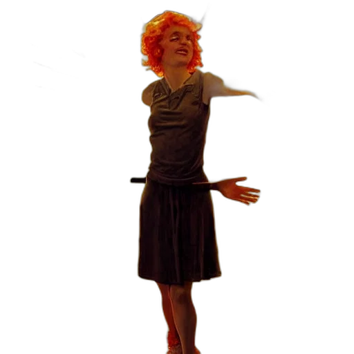 staff, dress, umbrella, concept art transparent PNG cut-out