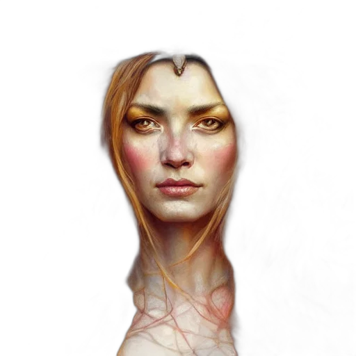 face, mask, robot, hair transparent PNG cut-out
