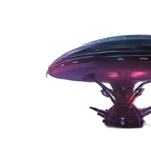 hat, crown, weapon, jewelry, 3d render, concept art, vaporwave, outer space transparent PNG cut-out
