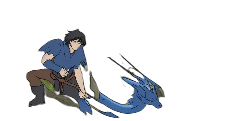 dragon, weapon, sword, staff transparent PNG cut-out