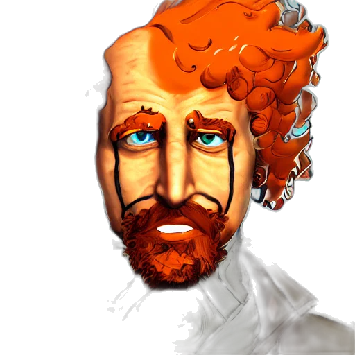 face, staff, mask, fantasy art transparent PNG cut-out