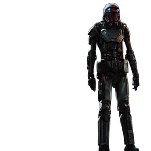robot, concept art, 3d render, cyberpunk transparent PNG cut-out