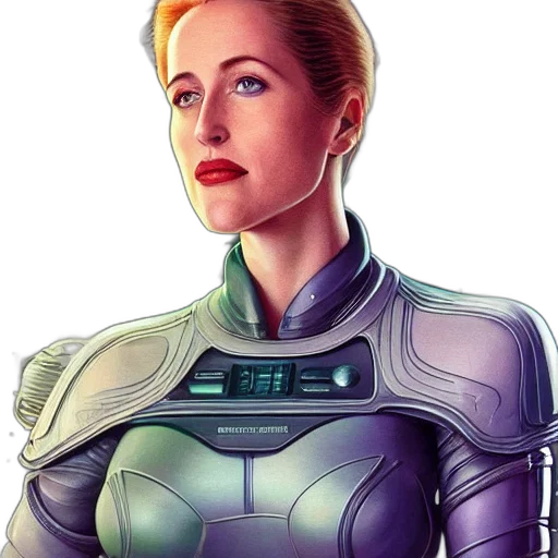 robot, face, jacket, comic book art transparent PNG cut-out