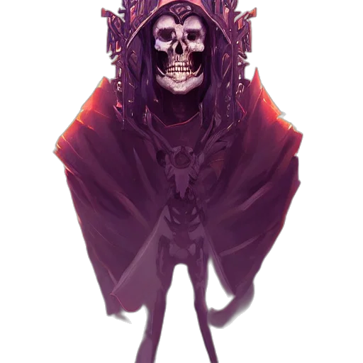 crown, mask, creature, face, concept art, fantasy art, pixel art, comic book art transparent PNG cut-out