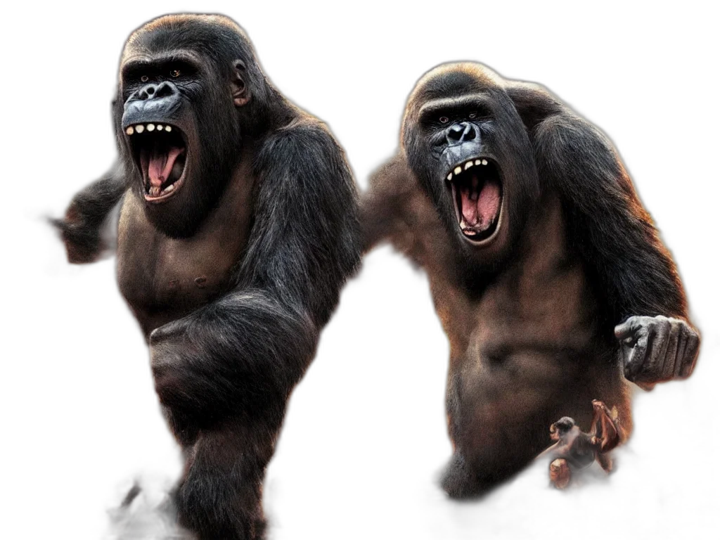 animal, photorealistic, concept art, 3d render transparent PNG cut-out