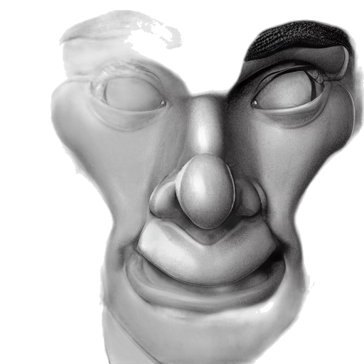 mask, face, robot, hat, photorealistic, 3d render, concept art, pencil sketch transparent PNG cut-out