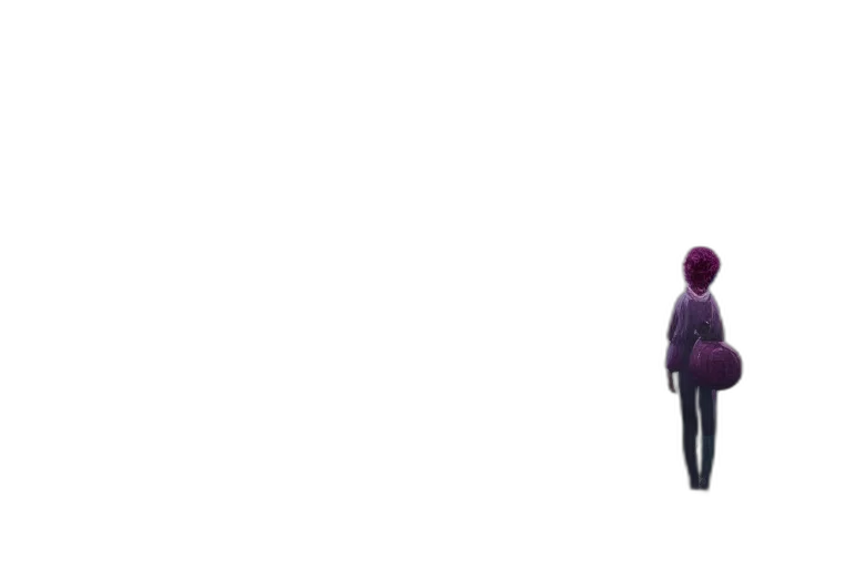 jacket, umbrella, staff, robot, 3d render, concept art, pixel art, vaporwave transparent PNG cut-out