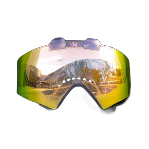 mask, 3d render, cyberpunk, concept art transparent PNG cut-out