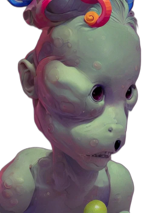 creature, robot, face, mask, concept art, 3d render, fantasy art, photorealistic transparent PNG cut-out