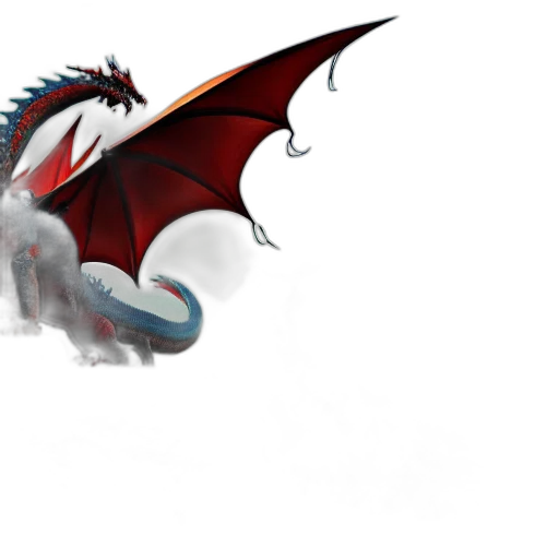 dragon, creature, staff, animal transparent PNG cut-out