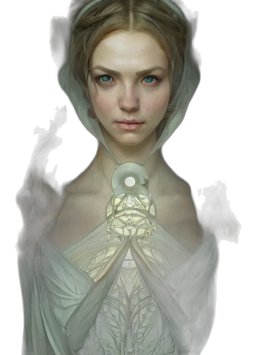 face, mask, jewelry, dress, fantasy art, concept art, photorealistic, comic book art transparent PNG cut-out