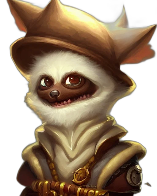 staff, face, hat, animal, fantasy art, concept art, photorealistic, pixel art transparent PNG cut-out