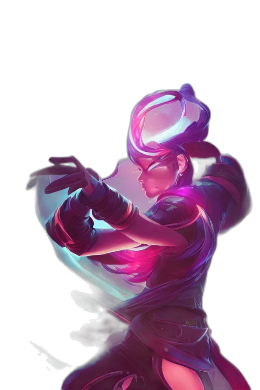 robot, staff, dragon, mask, concept art, vaporwave, fantasy art, 3d render transparent PNG cut-out