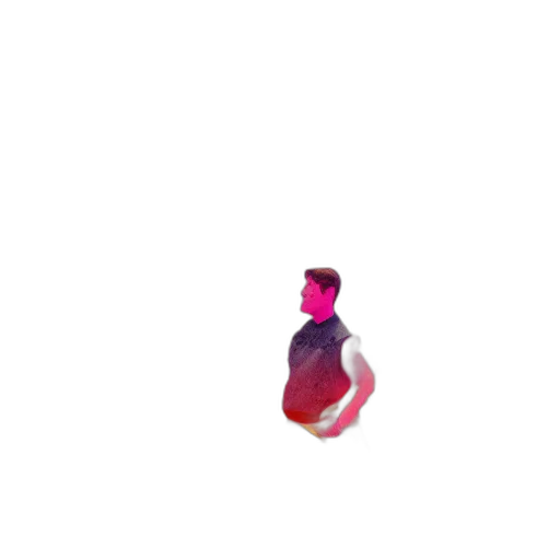 bottle, dress, food, weapon, 3d render, pixel art, concept art, vaporwave transparent PNG cut-out