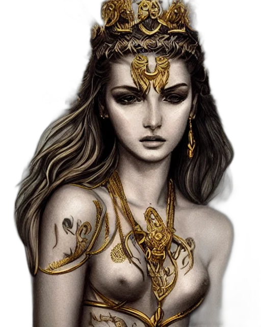 jewelry, crown, fantasy art, photorealistic transparent PNG cut-out