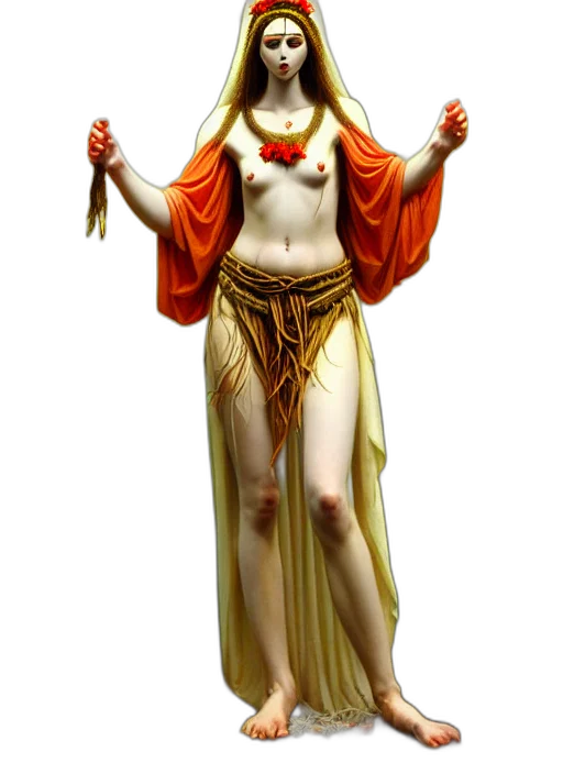 staff, jewelry, dress, concept art transparent PNG cut-out