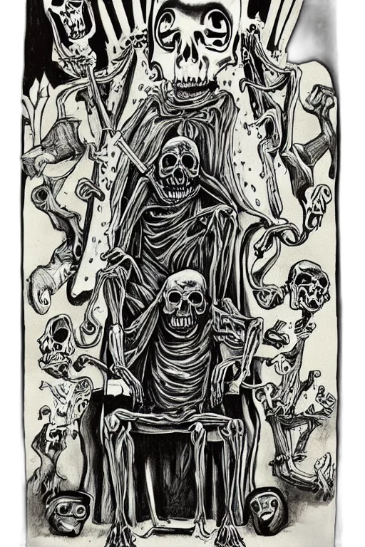 comic book art, concept art, fantasy art, fire, forest, monochrome, grim, reaper transparent PNG cut-out