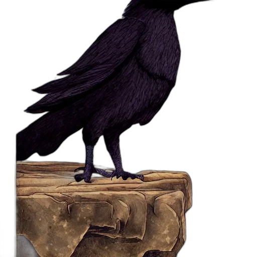 animal, staff, creature, crown, 3d render, concept art, fantasy art, photorealistic transparent PNG cut-out