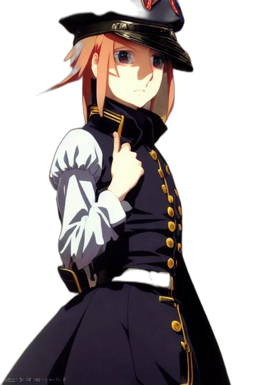 staff, hat, jacket, crown transparent PNG cut-out