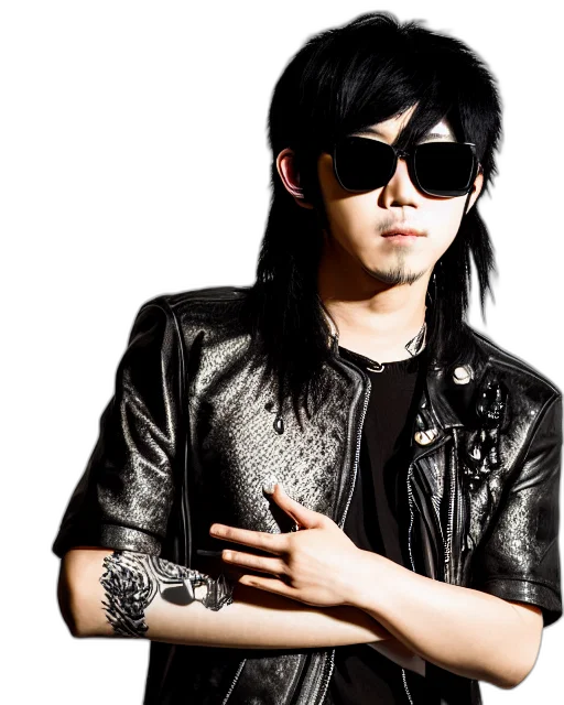 jacket, staff, photorealistic, cartoon transparent PNG cut-out