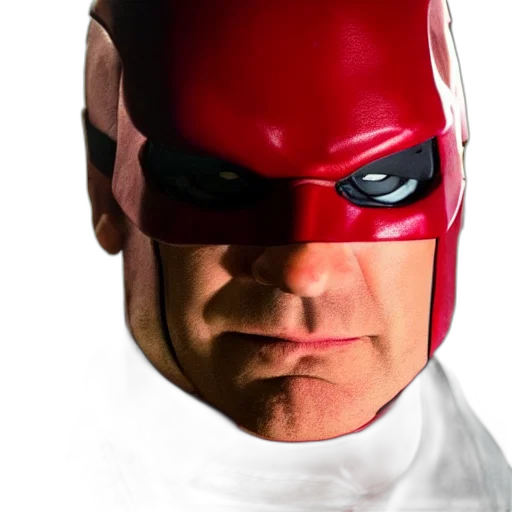 mask, face, comic book art, 3d render transparent PNG cut-out