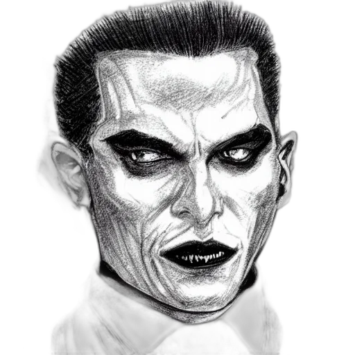 face, mask, comic book art, pencil sketch transparent PNG cut-out