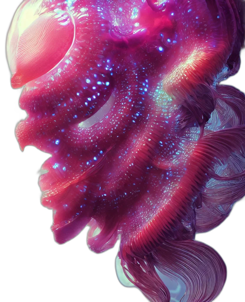 hair, creature, crown, flower transparent PNG cut-out